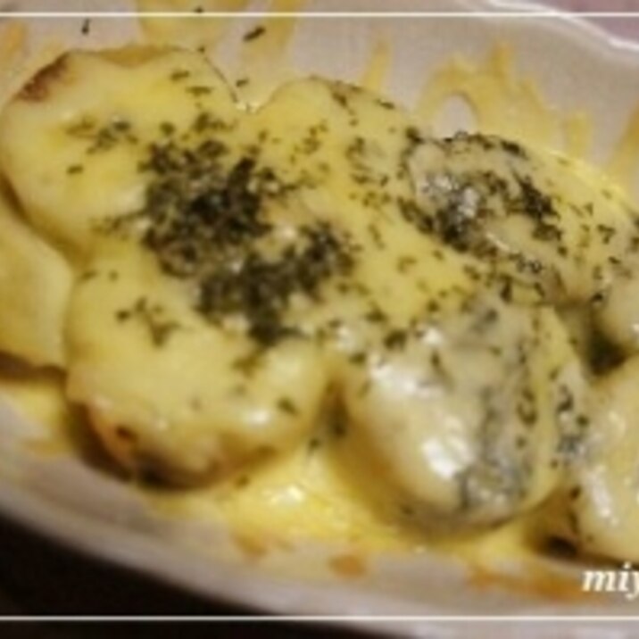 簡単!石焼き芋のブルーチーズグラタン
